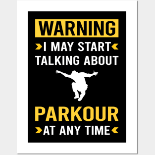 Warning Parkour Posters and Art